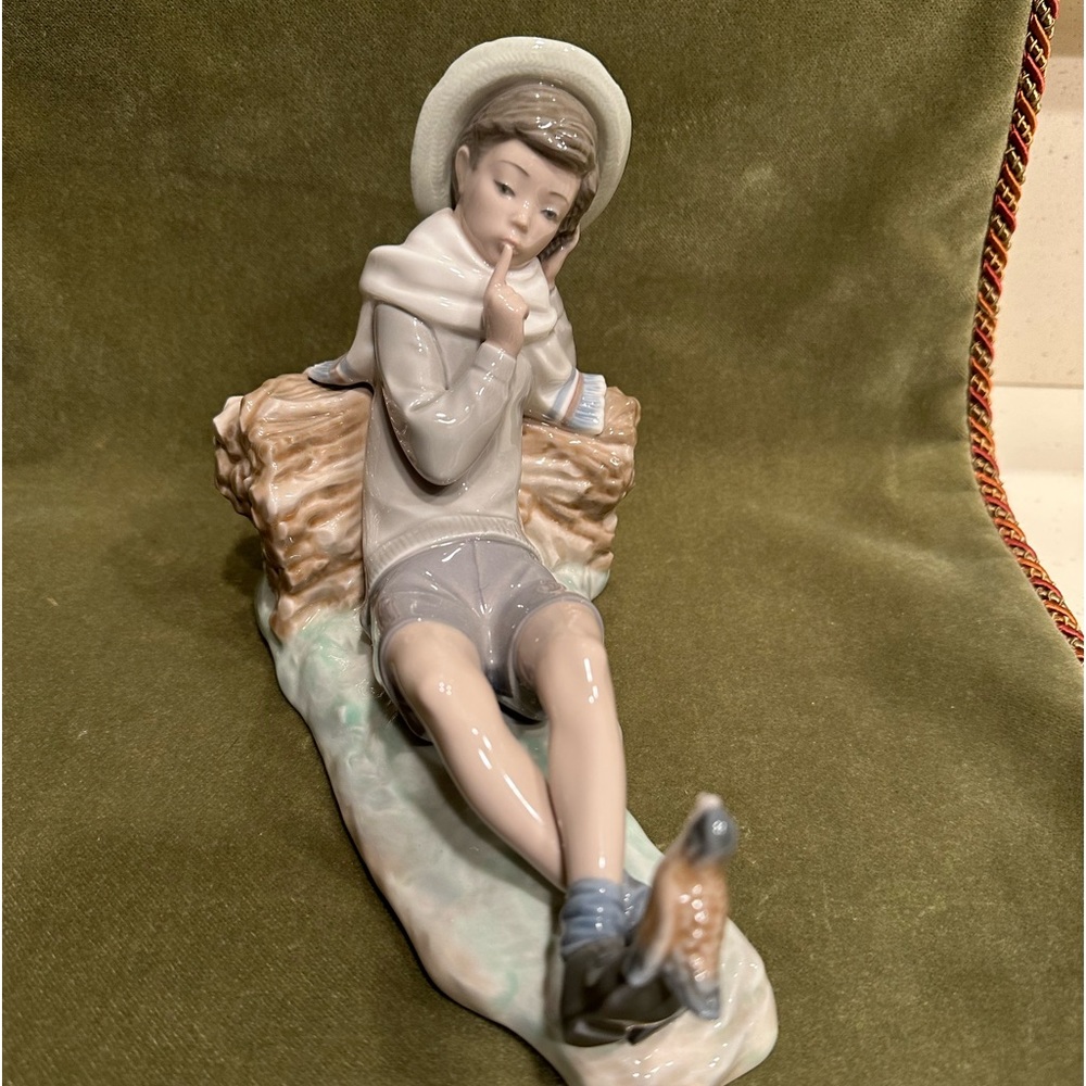 Lladro County BoyWith Bird # 4330